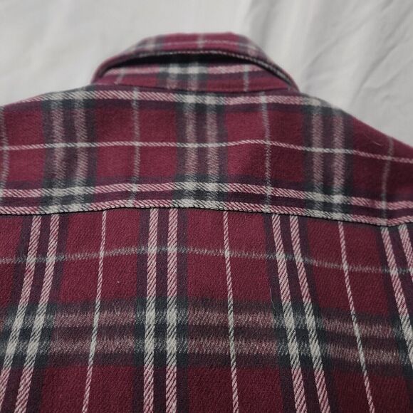 St. Johns Bay Heavy Weight Mens Button Up Shirt Multi-Color Size Large Pockets - Picture 12 of 12